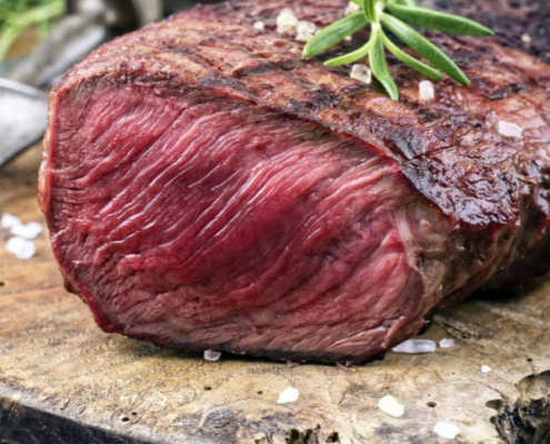 Carne di bufalo semi brado de Le Sorgenti Bio a Civitella Paganico (Gr), produttore del Pulmino Contadino