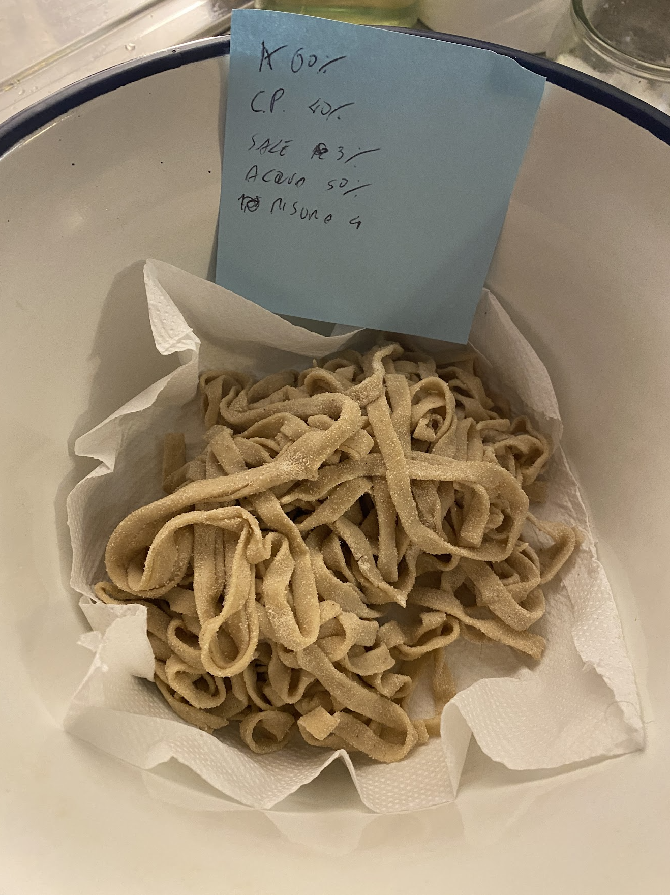 Tagliatelle Khorasan e Senatore Cappelli - pasta fresca fatta a mano - Pulmino Contadino