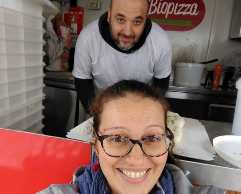 Bio-pizza, Alessandro Beffa e Chiara Quiri (MN) - Pulmino contadino