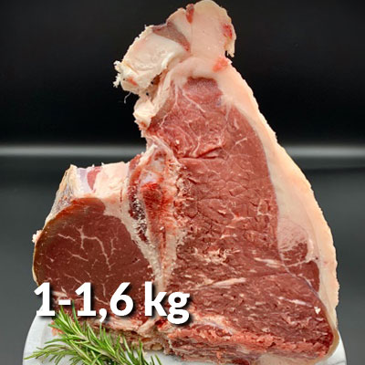 Bistecca fiorentina 1-1,6 Kg - Bottega di Alberese: carni delle vacche maremmane del Parco Regionale della Maremma - Pulmino Contadino