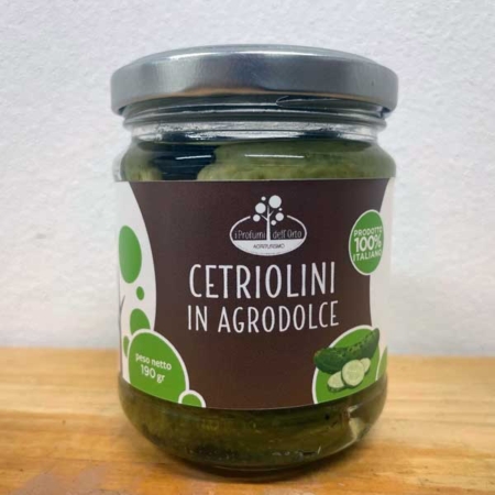 Cetriolini in agrodolce - I Profumi dell'Orto di Campagnatico, Grosseto - Produttrice del Pulmino Contadino