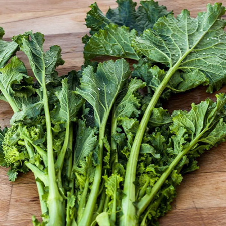Cime di rapa da agricoltura senza pesticidi - Pulmino Contadino