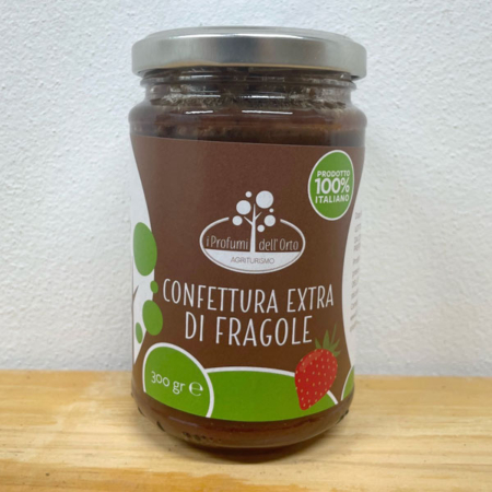 Confettura fragole - I Profumi dell'Orto di Campagnatico, Grosseto - Produttrice del Pulmino Contadino