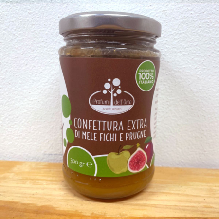 Confettura mele fichi prugne - I Profumi dell'Orto di Campagnatico, Grosseto - Produttrice del Pulmino Contadino
