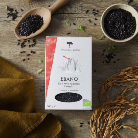 Riso nero Ebano - Tenuta San Carlo - Pulmino Contadino