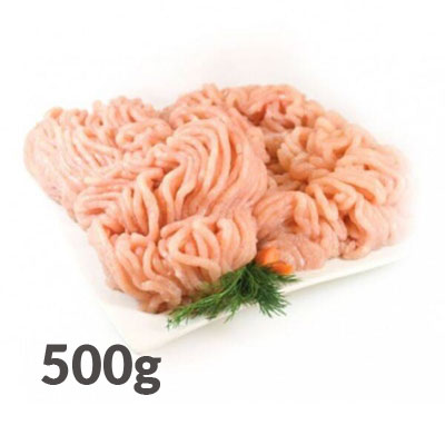 Macinato di pollo - carne prodotta senza uso di pesticidi da allevamento allo stato brado - Le Solaie - Pulmino Contadino