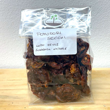 Pomodori secchi - I Profumi dell'Orto di Campagnatico, Grosseto - Produttrice del Pulmino Contadino