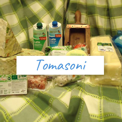 Produzioni del Biocaseificio Tomasoni per Pulmino Contadino