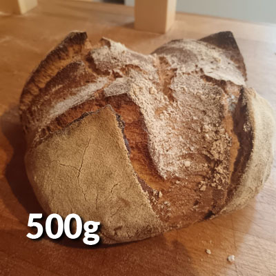 "Pane Khorasan" del panificio Le Pietre con "farina Khorasan" Le Pietre - Pulmino Contadino