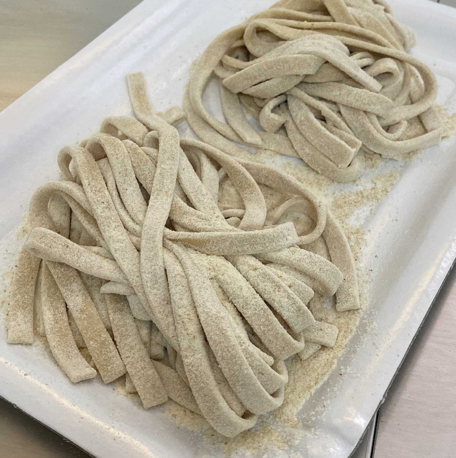 Tagliatelle Khorasan e Senatore Cappelli - pasta fresca fatta a mano - Pulmino Contadino