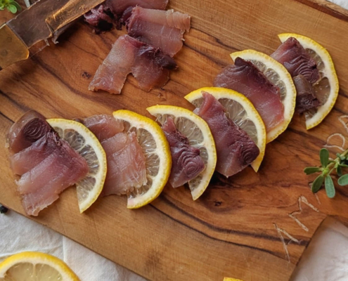 Tonno rosso affumicato - Cooperativa San Leopoldo - Grosseto - Pulmino Contadino