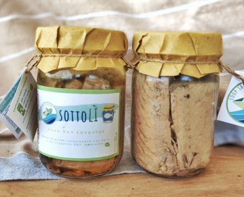 Tonno sott'olio - Cooperativa San Leopoldo - marina di Grosseto - Pulmino Contadino