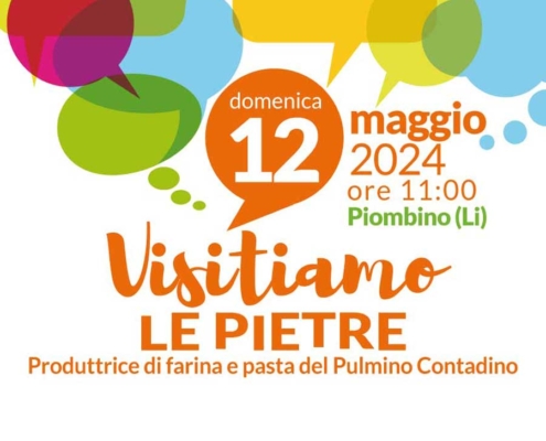 Domenica 12 maggio 2024 visitiamo Le Pietre, produttore di farina e pasta del Pulmino Contadino
